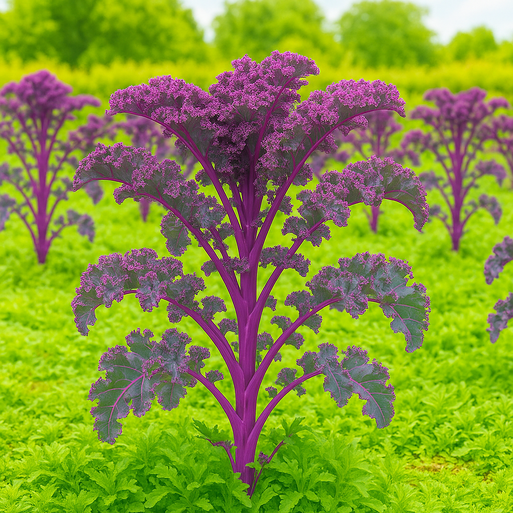 Purple Scarlet Kale Vegetable – Vibrant and Nutritious Greens for Your Garden