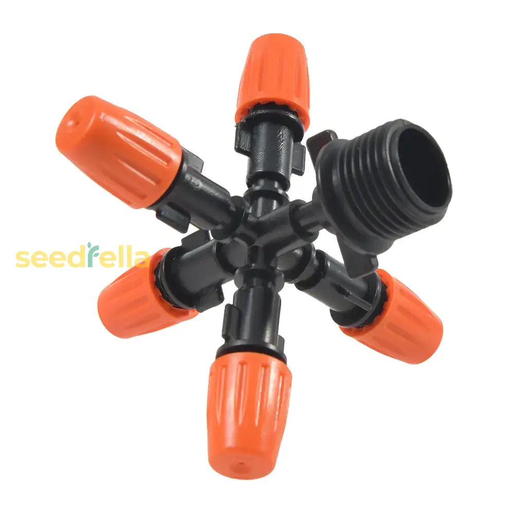 1/2’’ 5-Way Adjustable Mist Sprinkler Nozzle Garden Tools