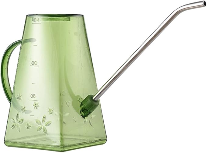 Transparent Thickened Watering Spray Pot – Plastic Long Mouth Shower Gardening Green Garden Tools