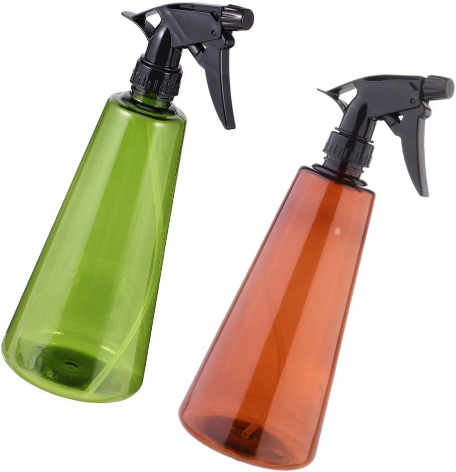 Set Of 2 Small Plastic Spray Bottles – Mini Mist Sprayers For Home And Garden Tools