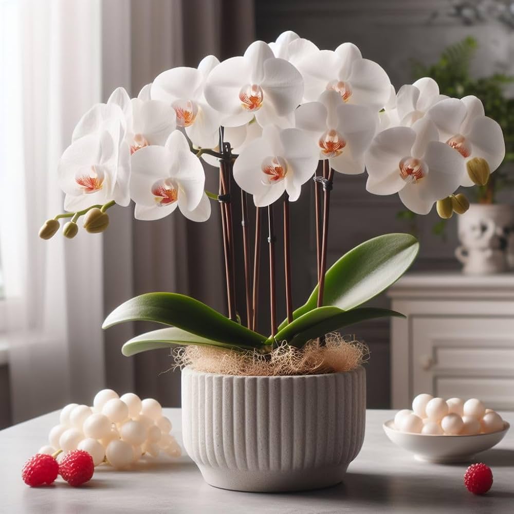 White Pink Phalaenopsis Orchids Planting Seeds