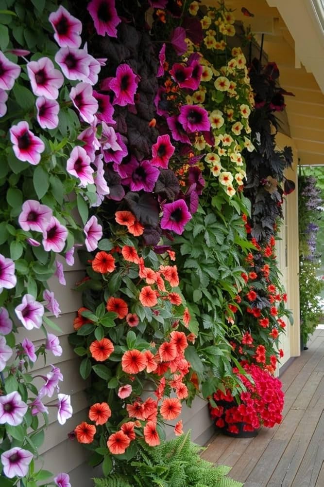 Climbing Petunia Petunia spp. for planting in vertical garden