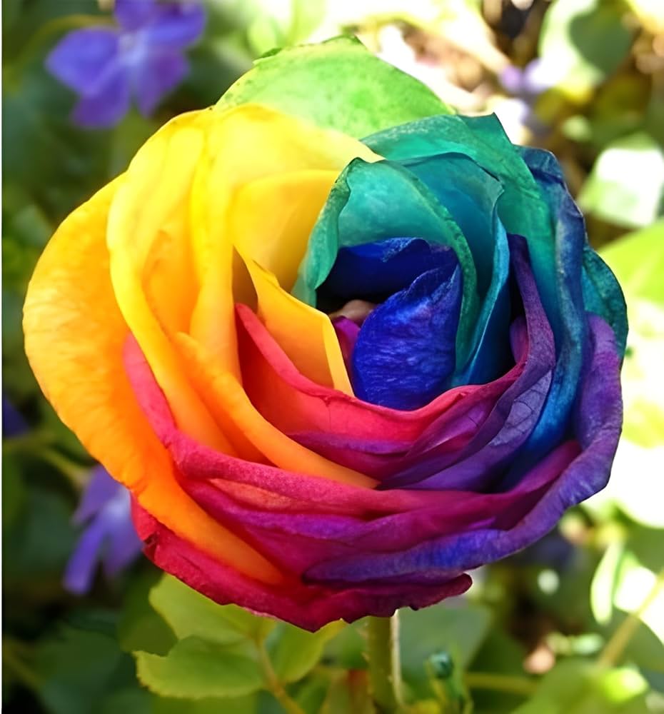 Rainbow Rose Rosa hybrida for planting in balcony