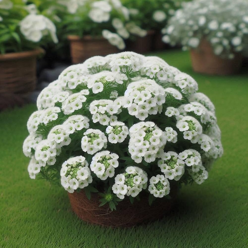 Alyssum Lobularia maritima flower seeds