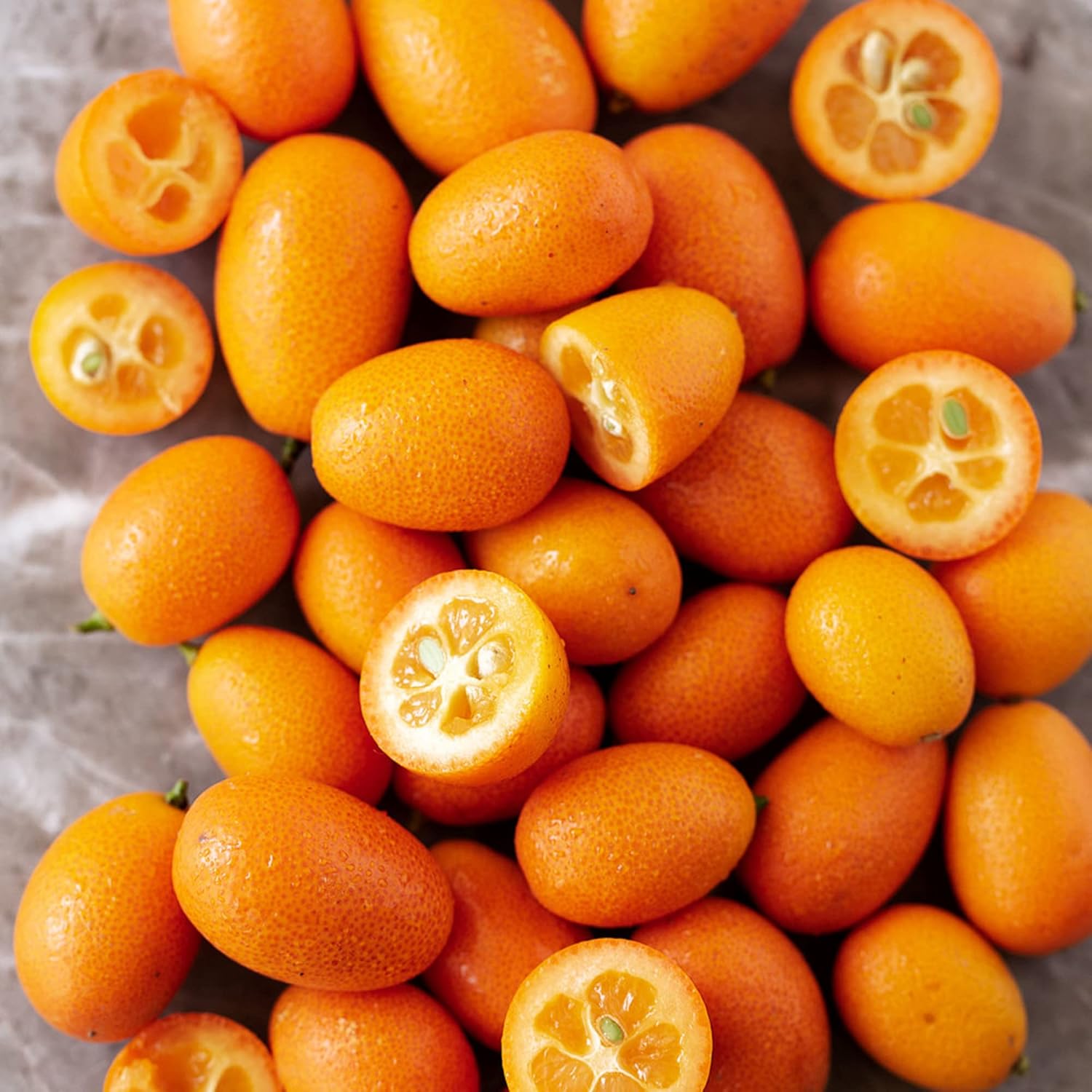 Nagami Kumquat Seeds Citrus Japonica Thin Sweet-Tart Rind And Tart Juicy Pulp Fragrant Flowers