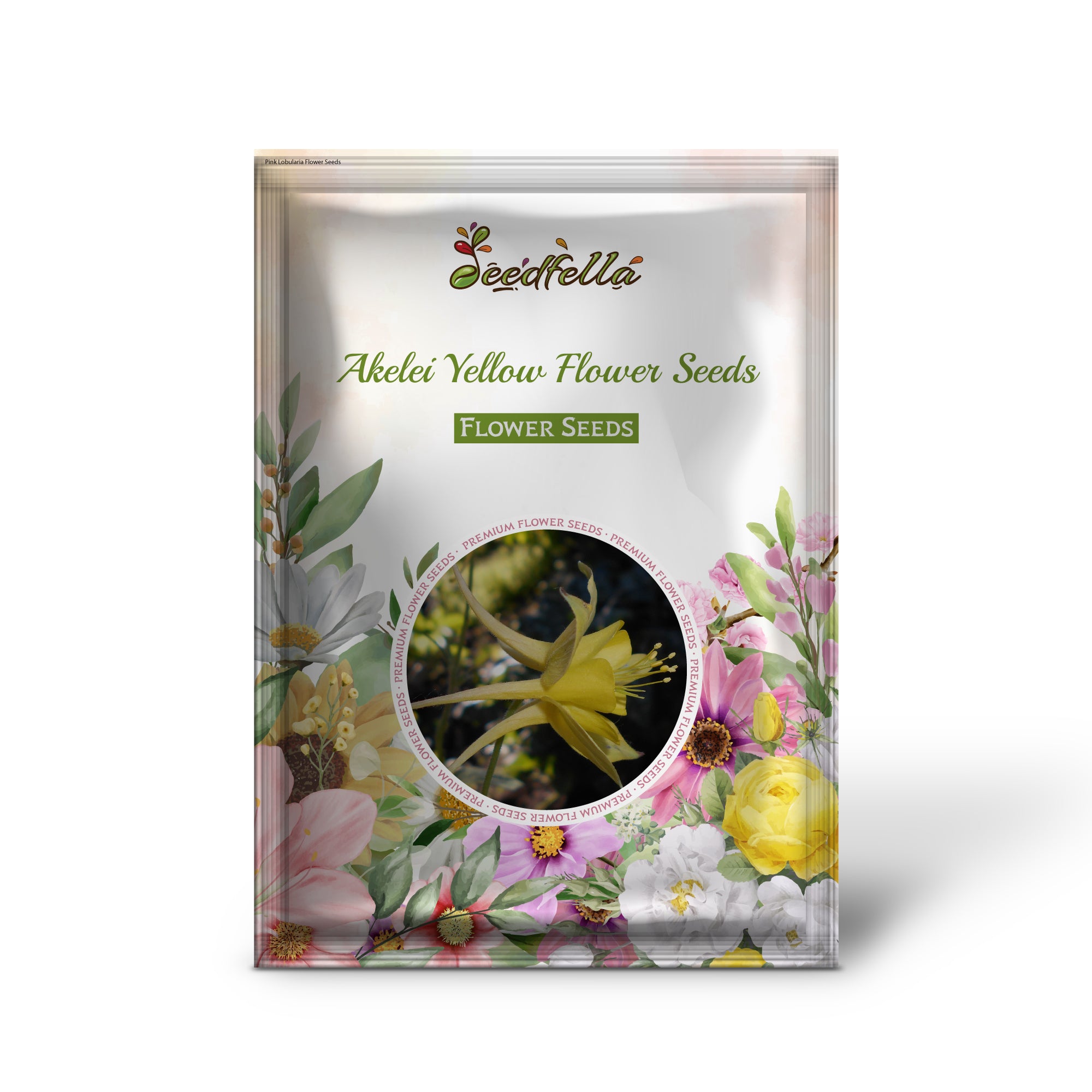 Yellow Akelei garden seeds for outdoor planting