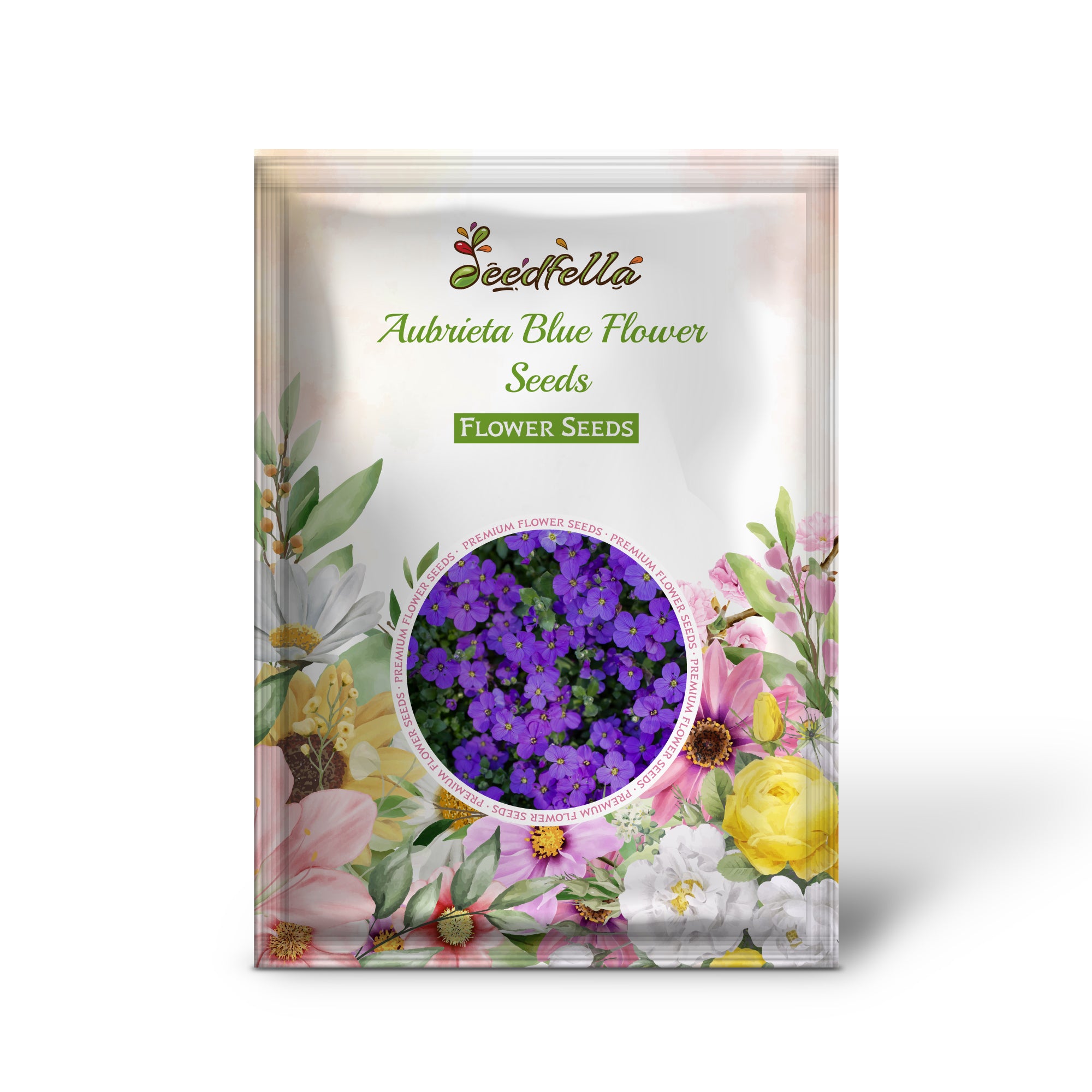 Blue Aubrieta garden seeds for outdoor planting