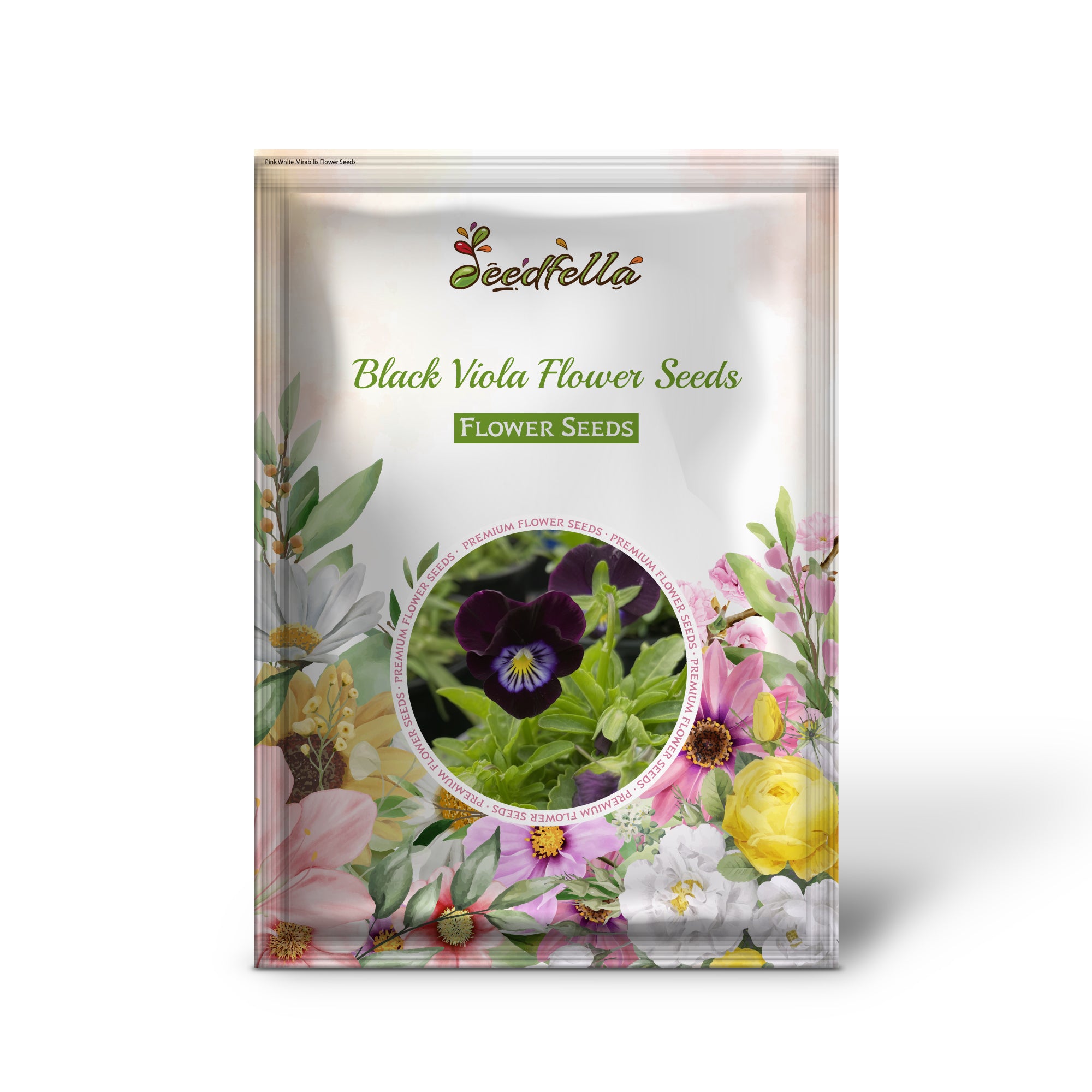 Black Pansy flower seeds