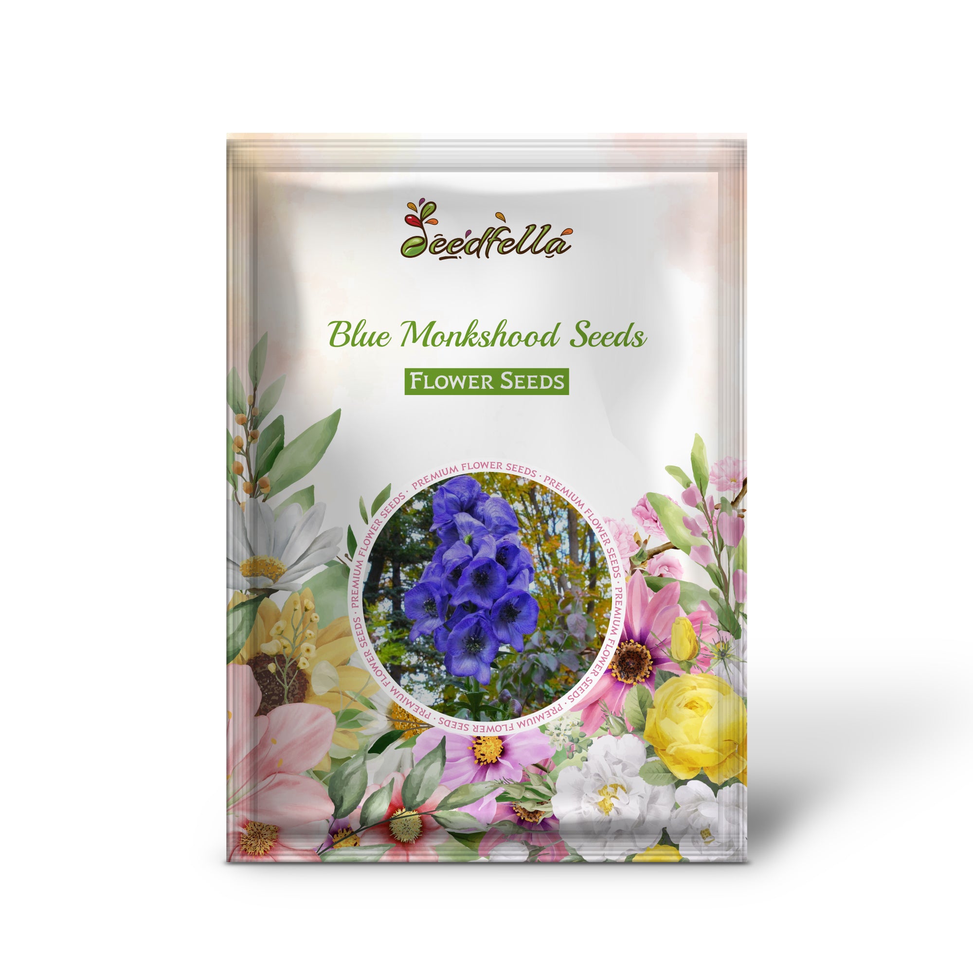 Blue Aconite flower seeds