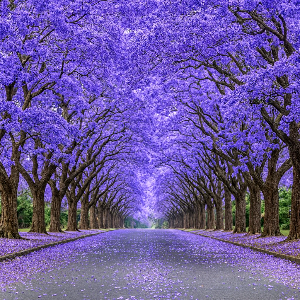 Blue Jacaranda used in landscape planting