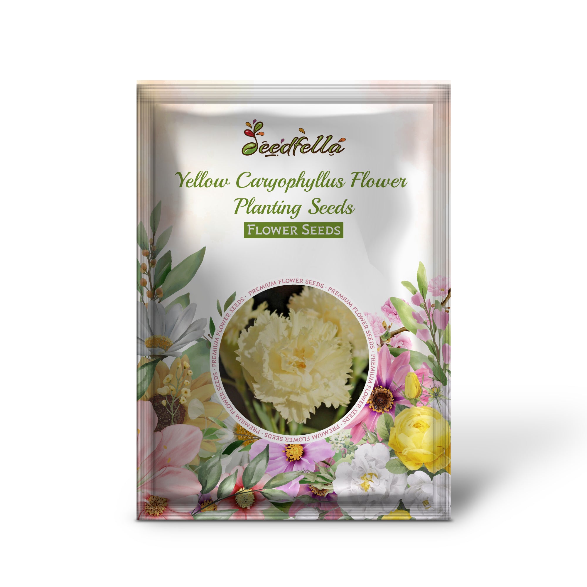 Yellow Caryophyllus garden seeds for outdoor planting