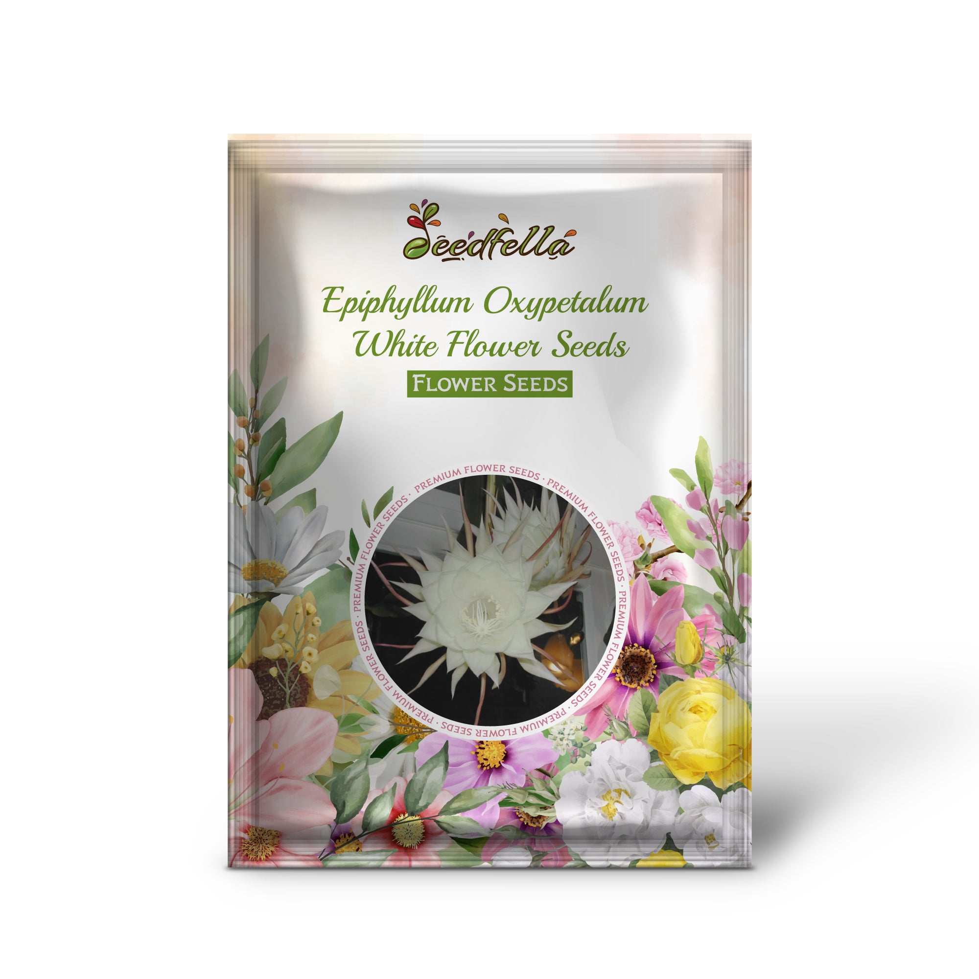 White Epiphyllum garden seeds for outdoor/indoor planting