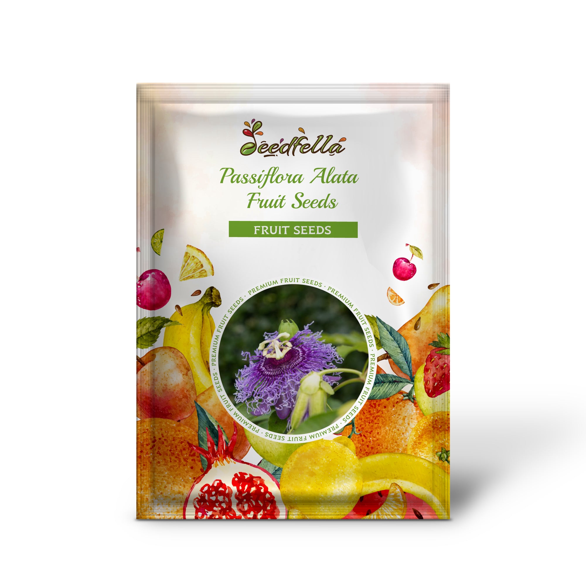 Grow Passiflora Alata vines at home with this high-quality fruit seed.