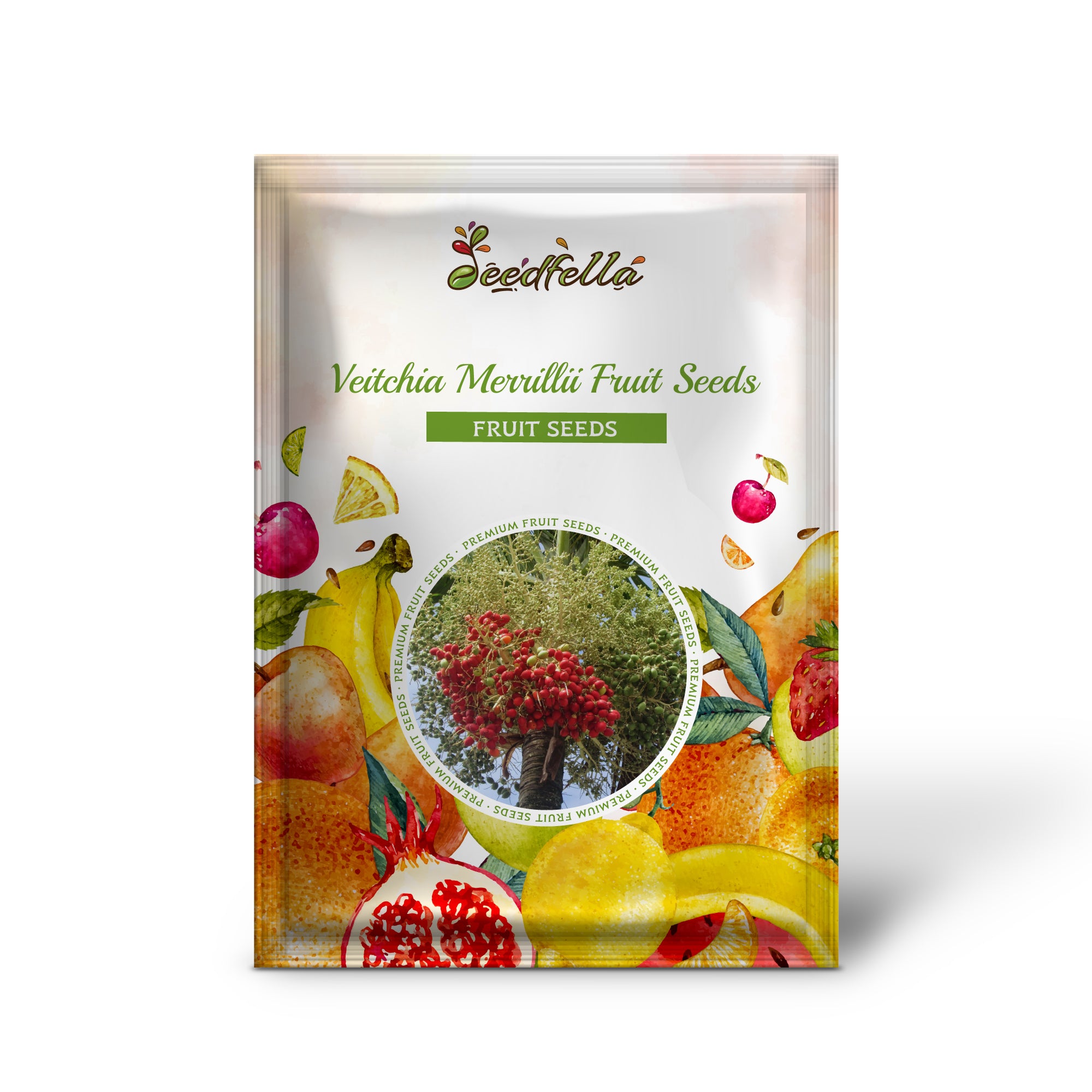 Grow your own Veitchia Merrillii palm at home with high-quality seeds.