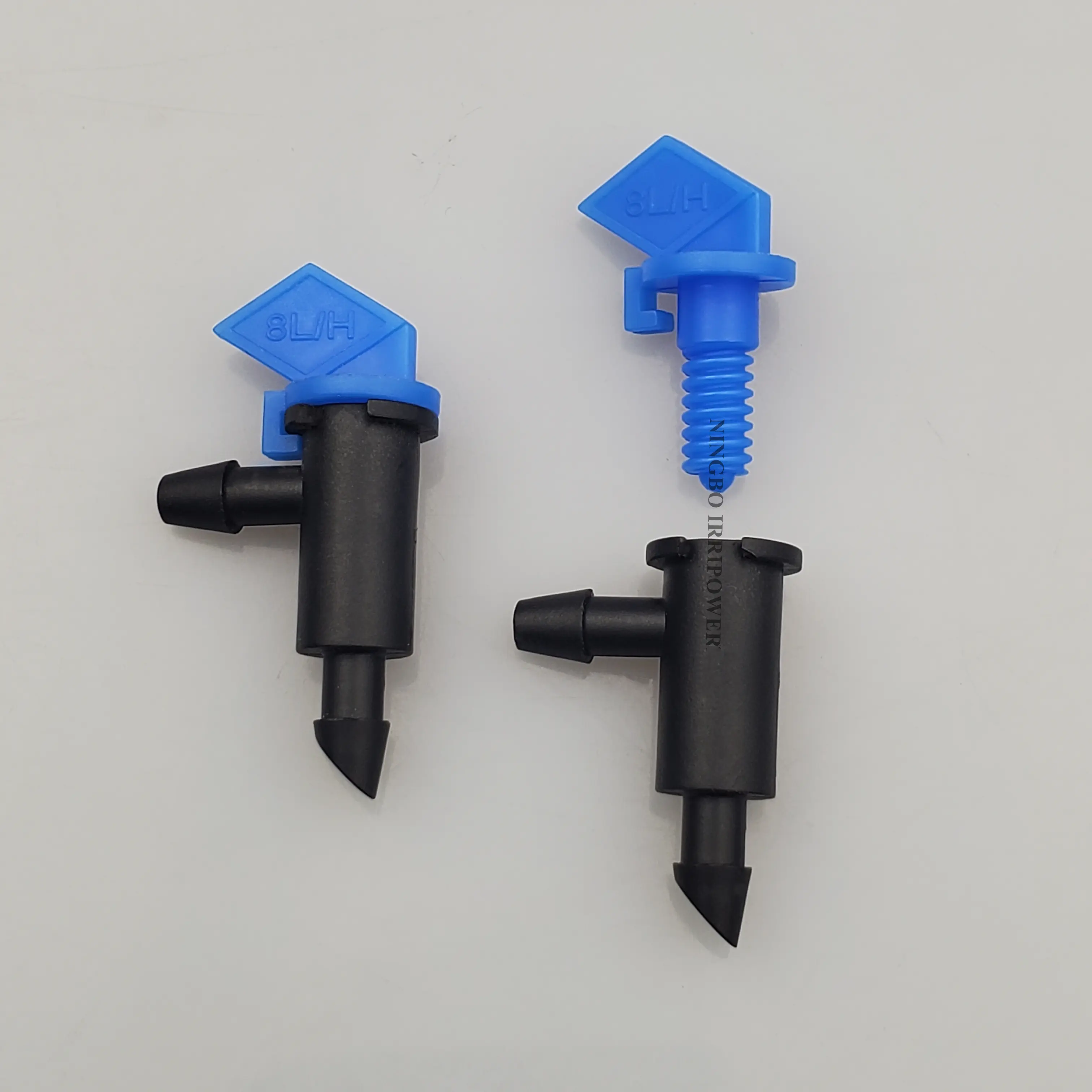 Adjustable Flow Rate Irrigation Dripper Emitter (2L/H 4L/H 8L/H 16L/H) Garden Tools