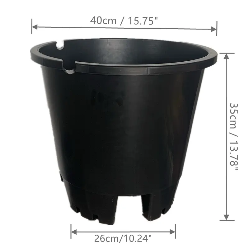 25L/30L Recycled Plastic Planting Pot With Holes – Ideal For Blueberries And Nursery Trees Garden