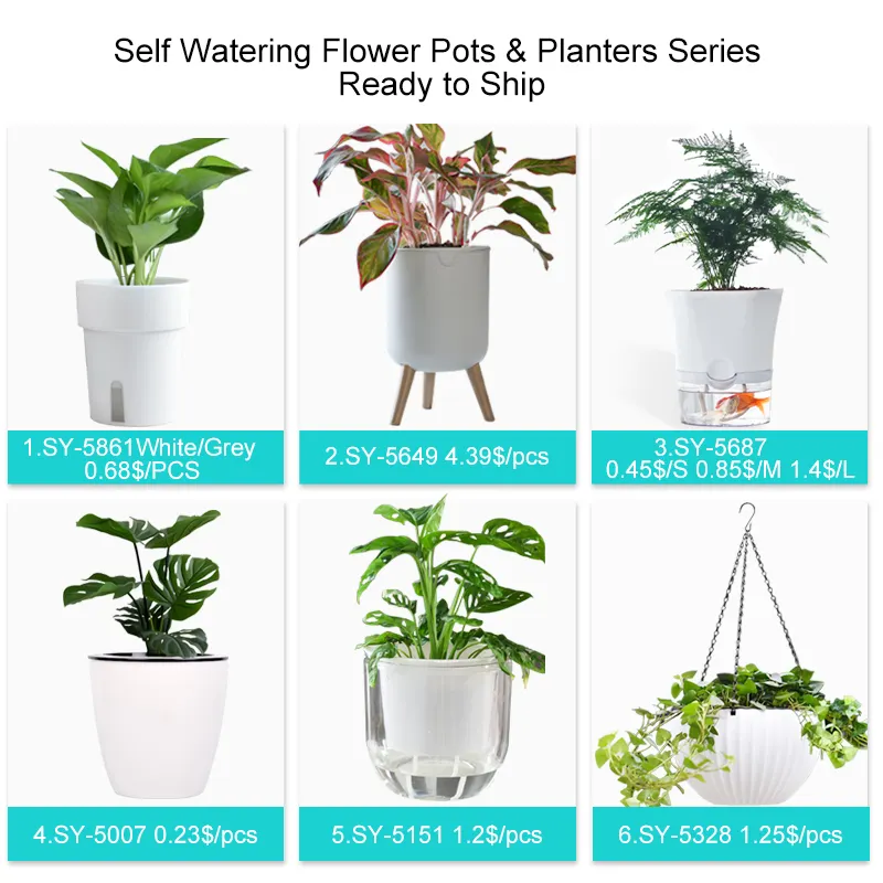 Low Moq Self-Watering Flower Pots – Affordable Modern Planters For Small Plants Garden Tools