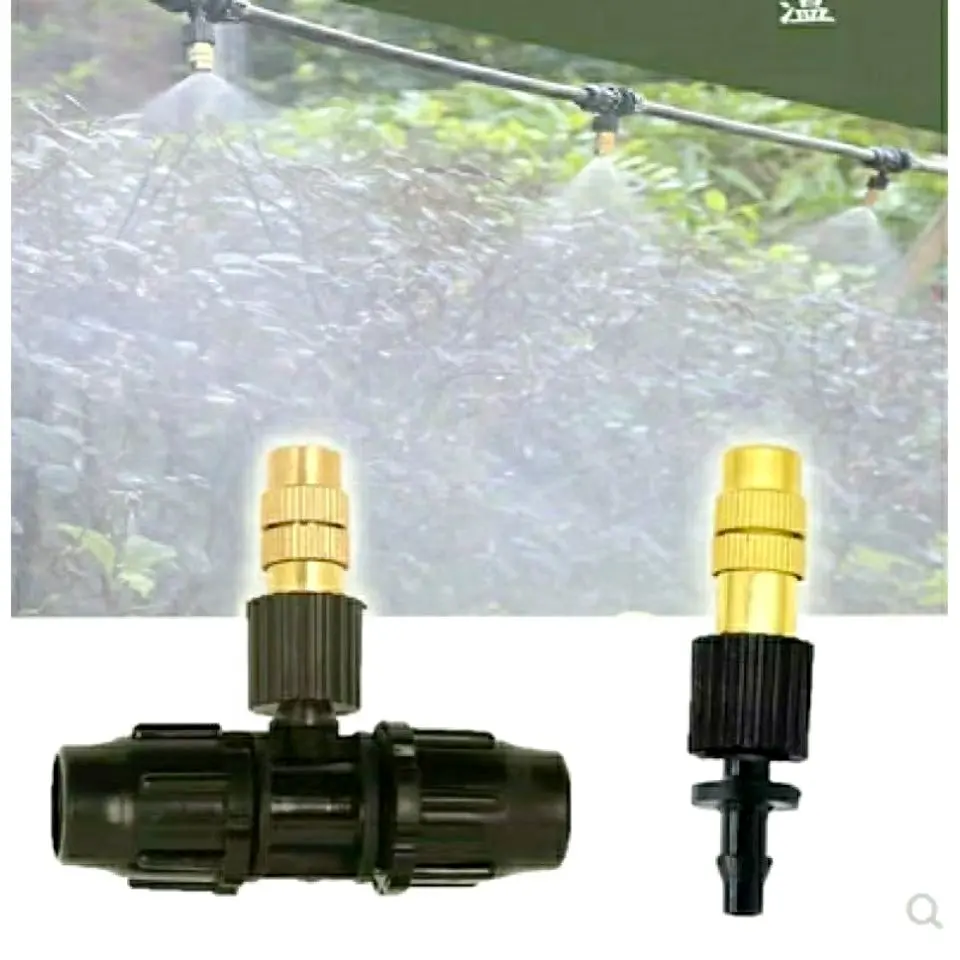 Brass Fog Sprinkler Nozzle For Greenhouse And Garden Irrigation Tools