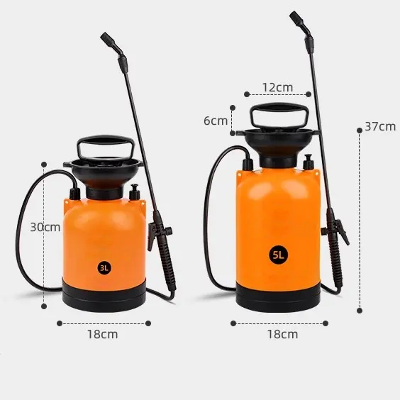 5L Knapsack Hand Pressure Sprayer – Large Capacity Plastic Pump Garden Tools