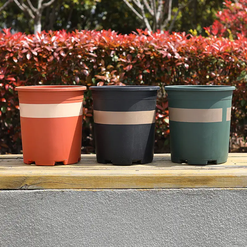 1-10 Gallon Square Plastic Nursery Pots – Durable Planters For Seedlings & Flowers Garden Tools