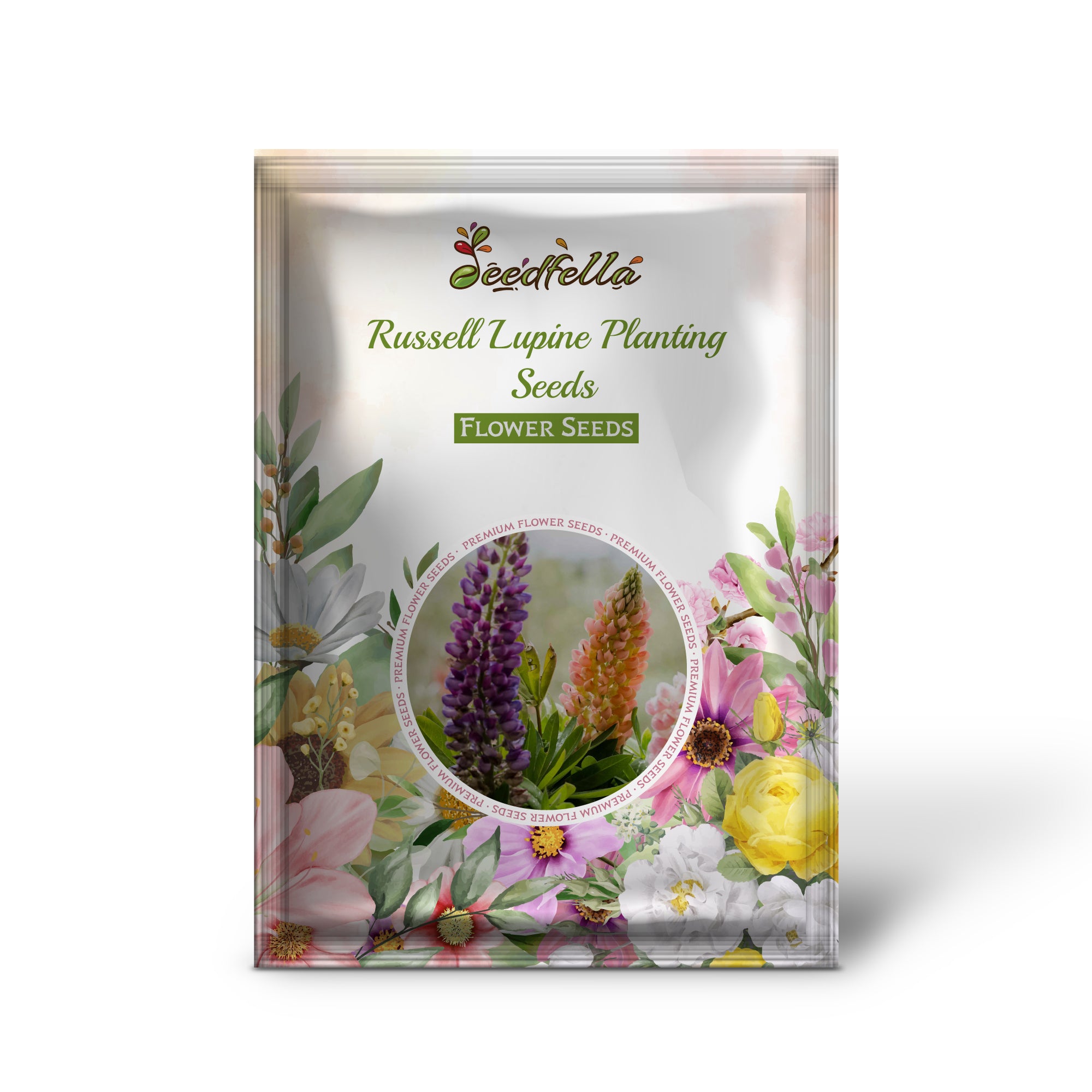 Russell mix lupine garden seeds for outdoor planting
