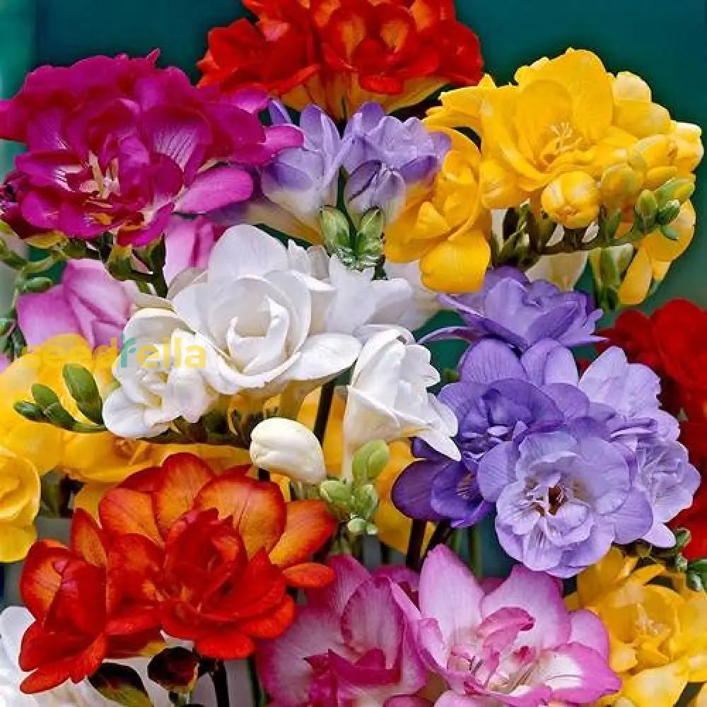 Fragrant mixed Freesia garden blooms