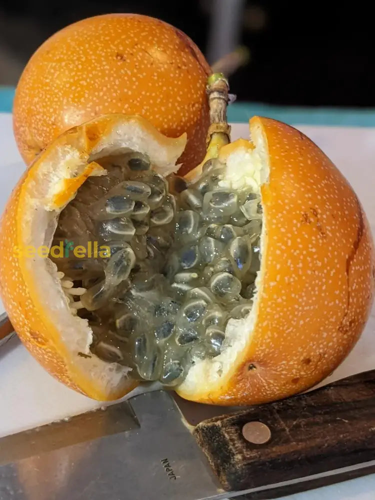 Non-GMO Granadilla Fruit Seeds for healthy and sweet tropical fruits.