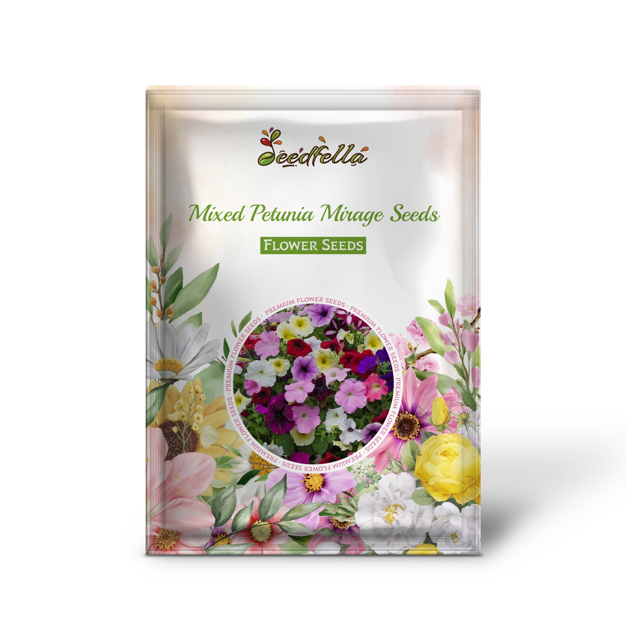 Mixed Mirage Petunia garden seeds for outdoor planting