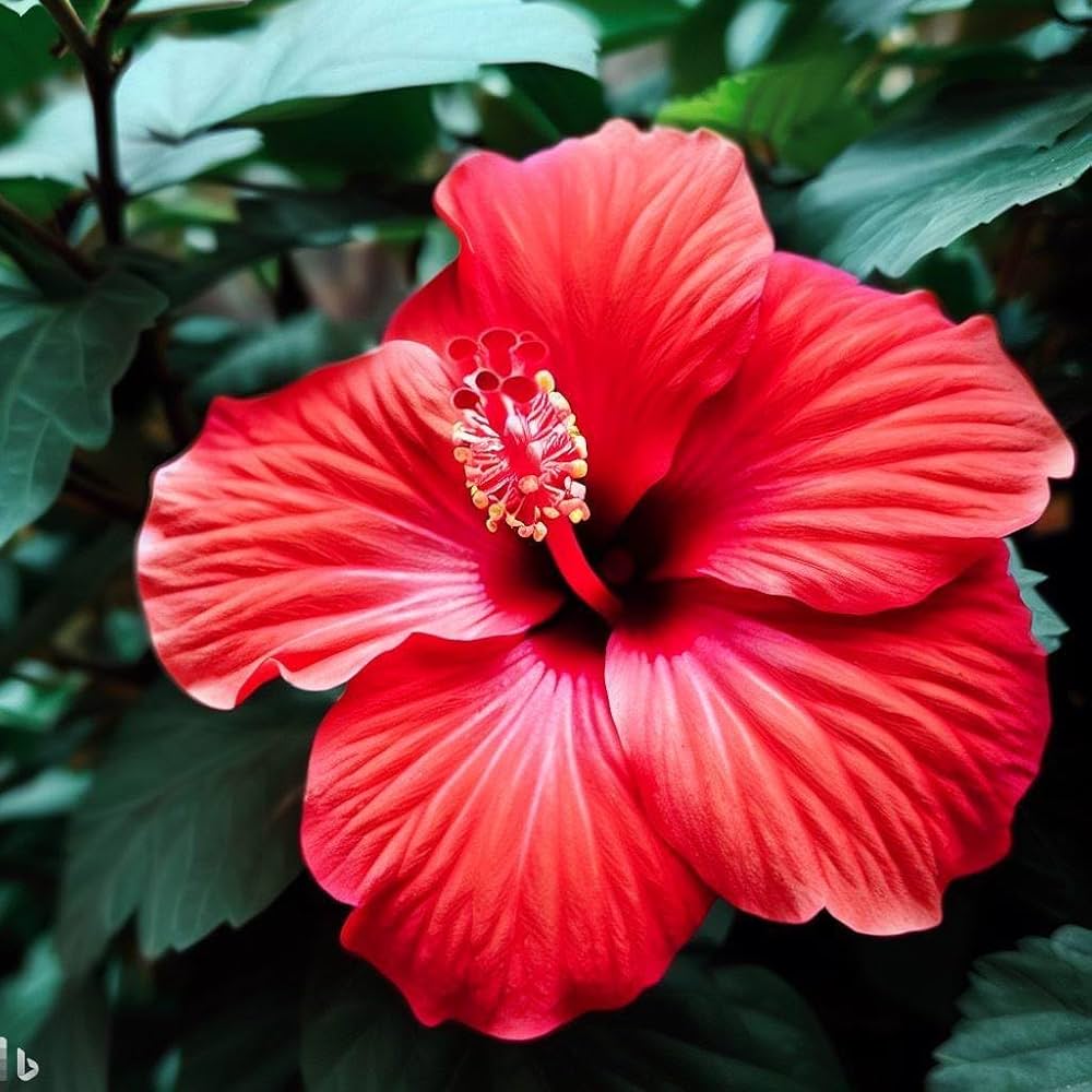Red Hibiscus flower seeds for planting