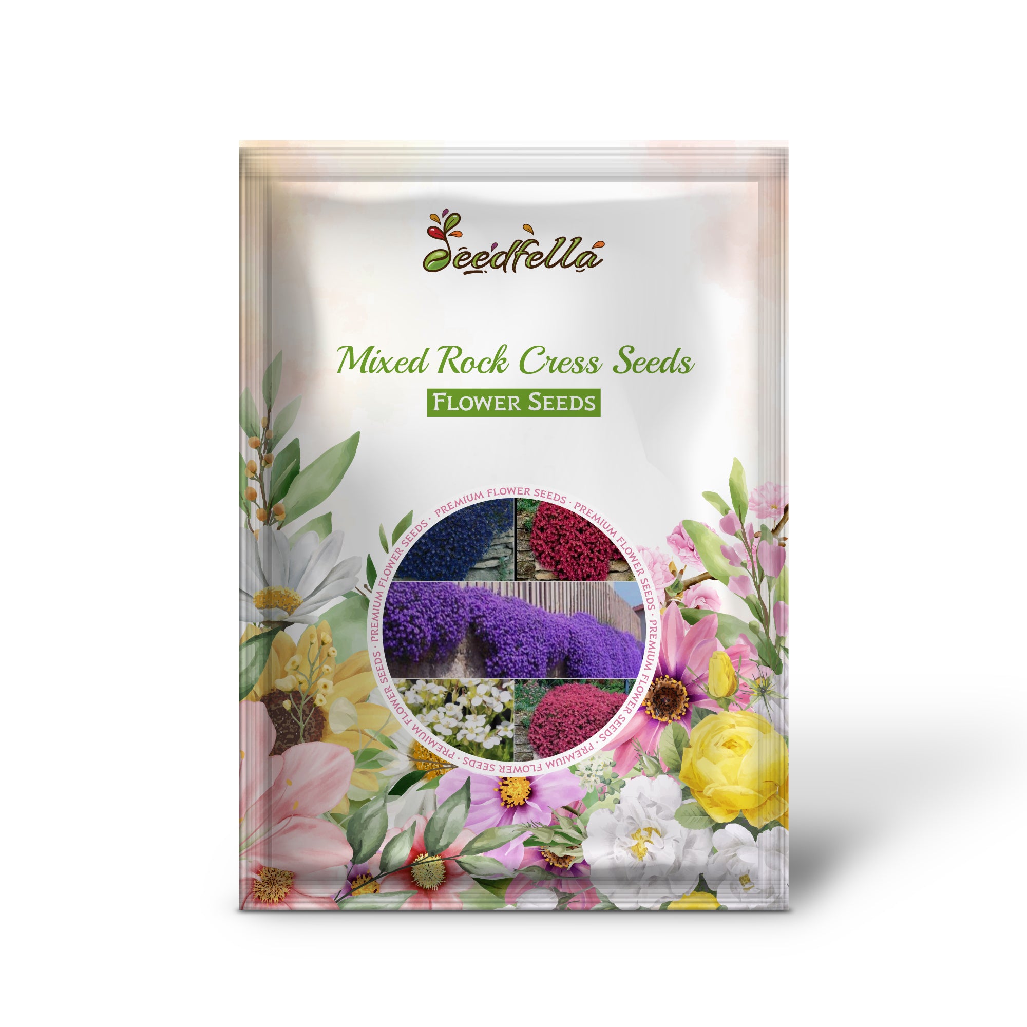 Mixed Rock Cress garden seeds for outdoor planting