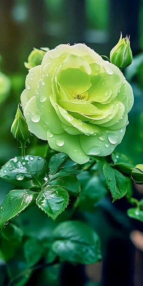 Non GMO green rose seeds