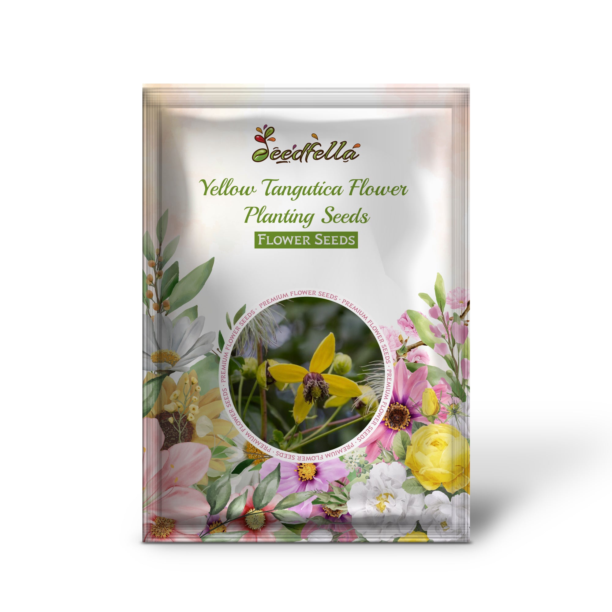 Yellow Tangutica garden seeds for outdoor planting