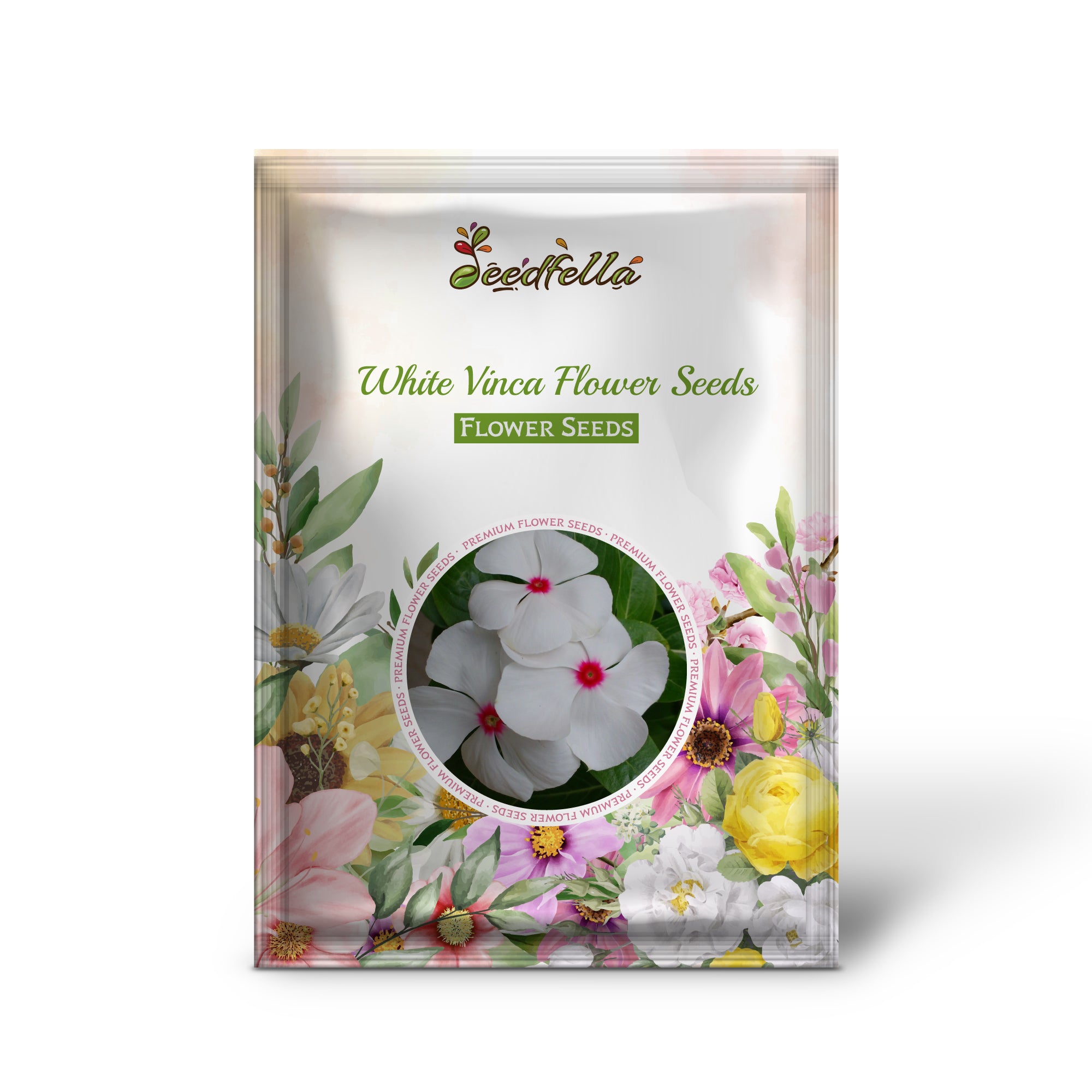 High germination White Vinca seeds