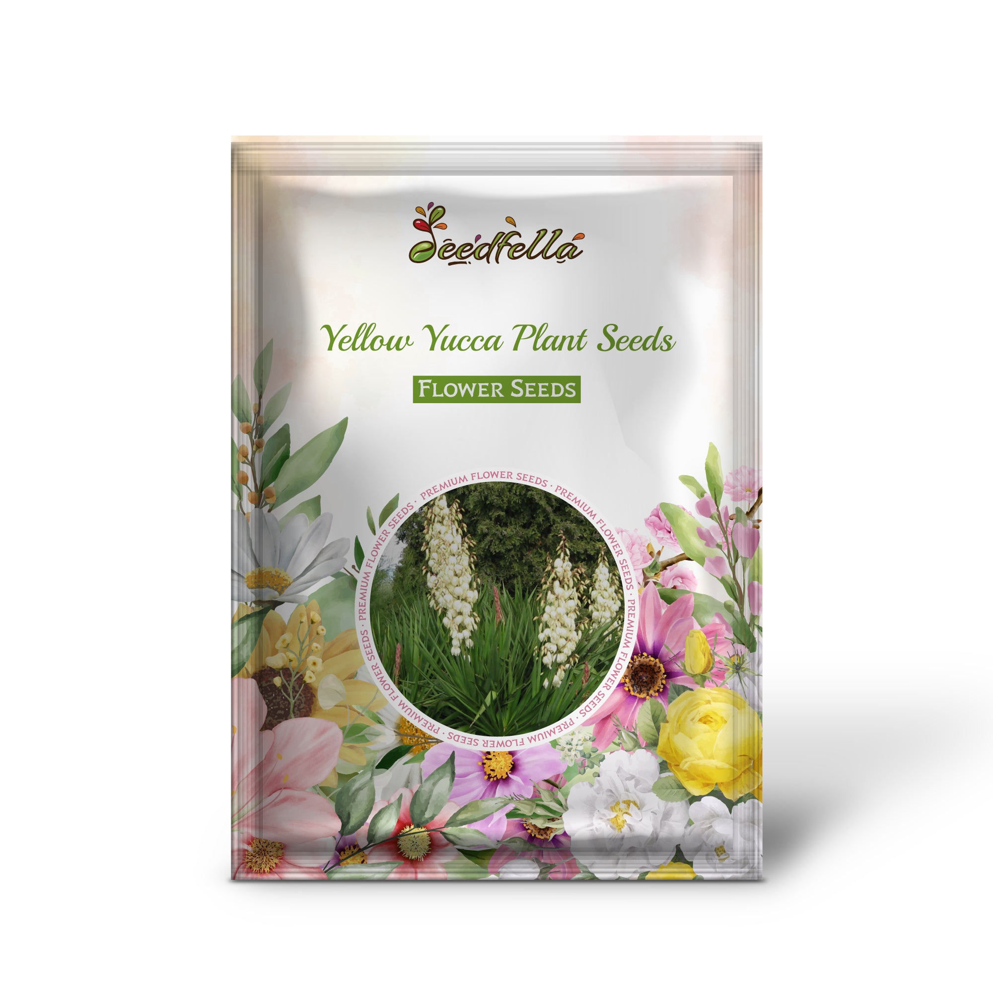 Yellow Yucca garden seeds for outdoor planting