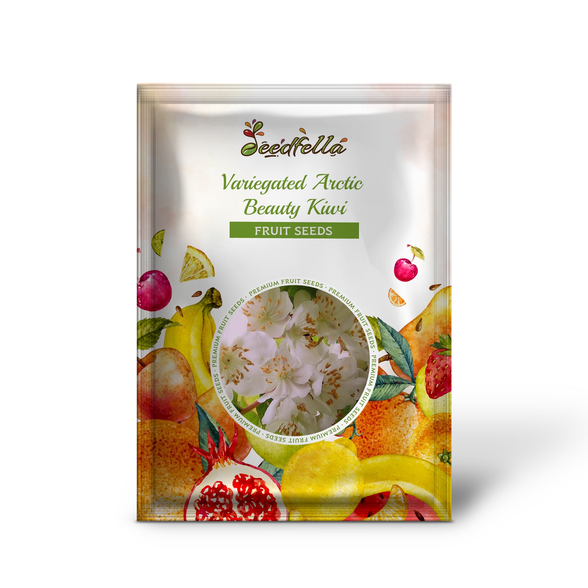 Actinidia kolomikta Seeds – Arctic Beauty Kiwi Non-GMO Edible Fruit Vine