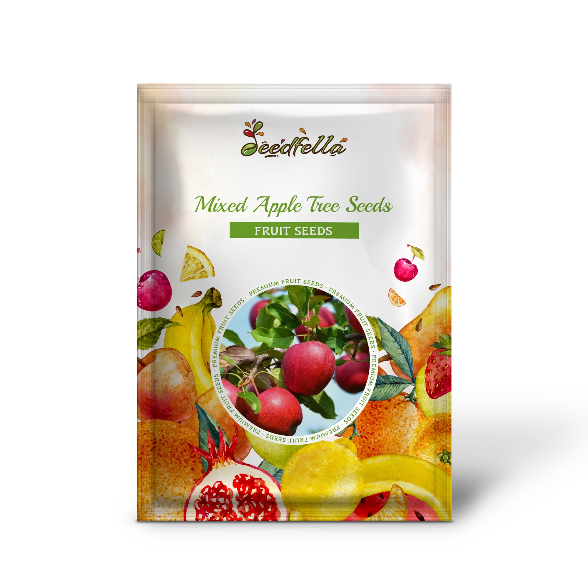 Apple Seedlings Growing from Mixed Varieties