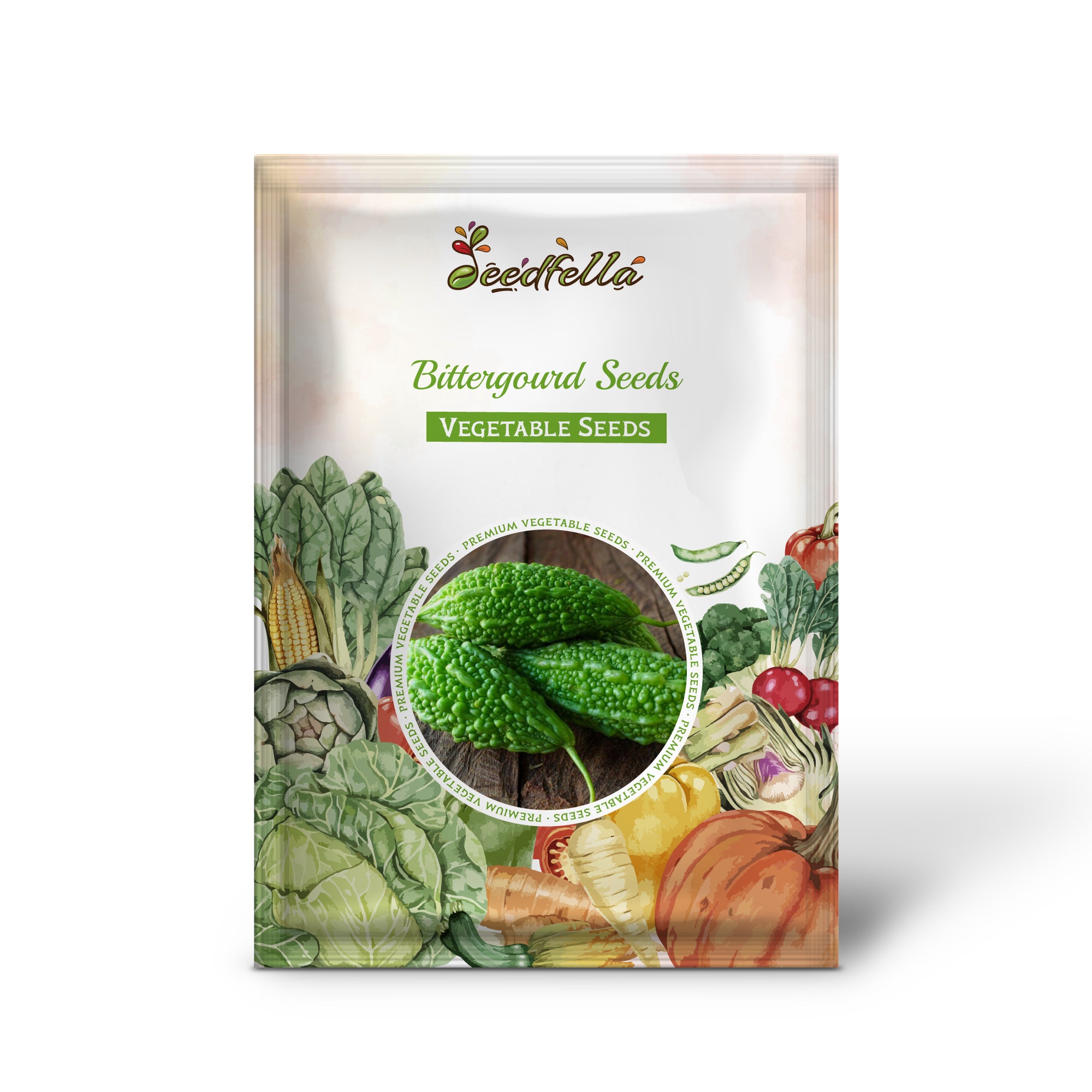 Army Green Bittergourd seeds for planting in home gardens