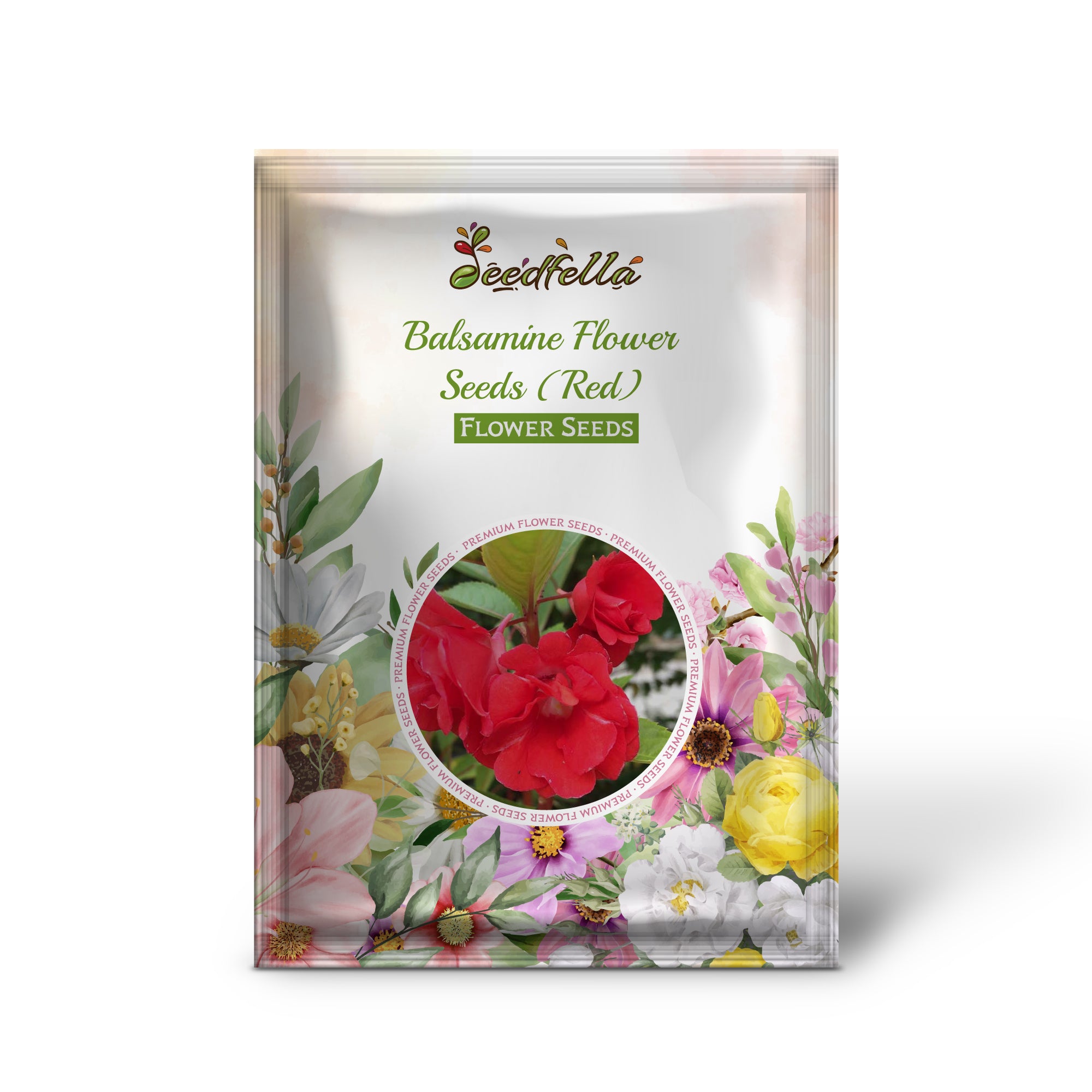 Balsamine Red Seeds For Planting