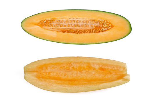 Banana cantaloupe melon seeds Cucumis melo heirloom sweet orange melon variety