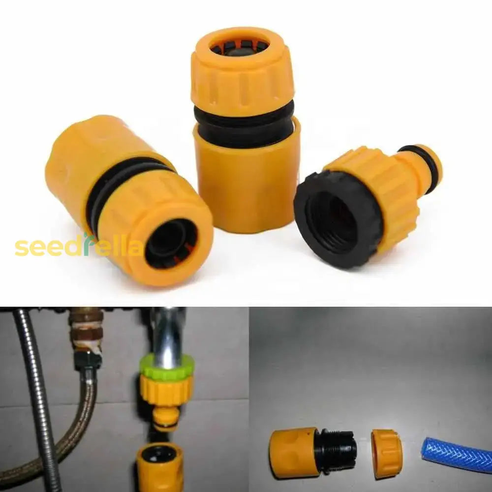 Barbed Irrigation Hose Connector Quick Tap Water Adapter - Fast Coupling Drip Tape Garden Tool Tools