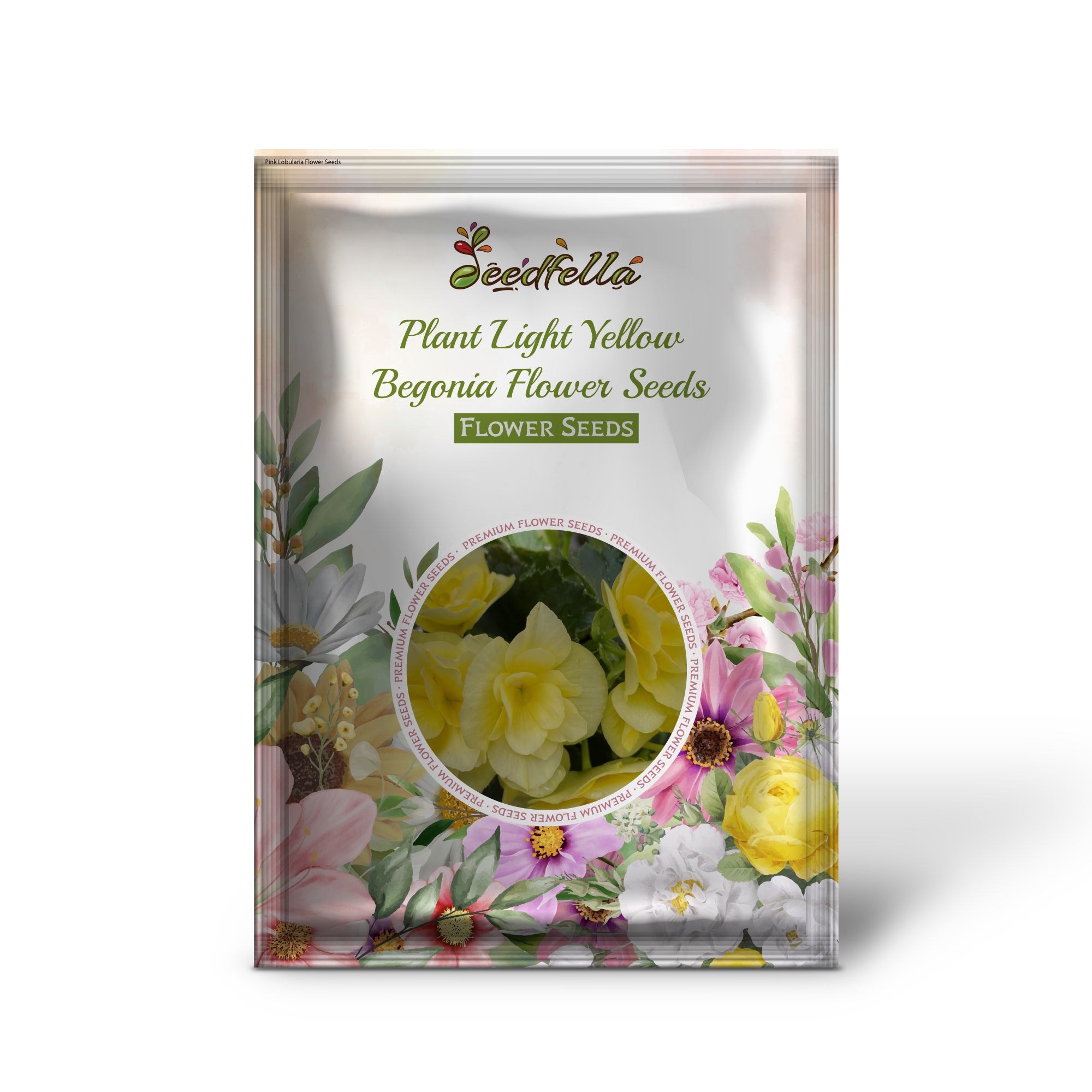 Begonia Light Yellow Seeds For Planting