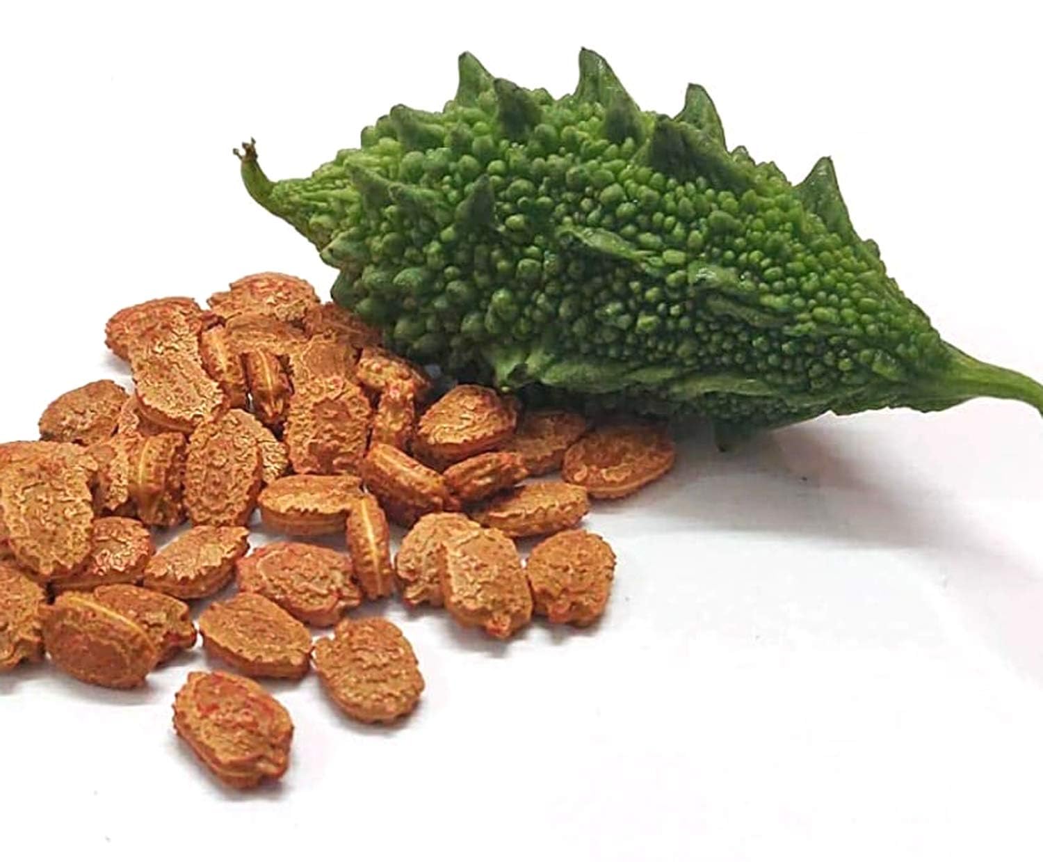 Bitter gourd plants grown from quality seeds