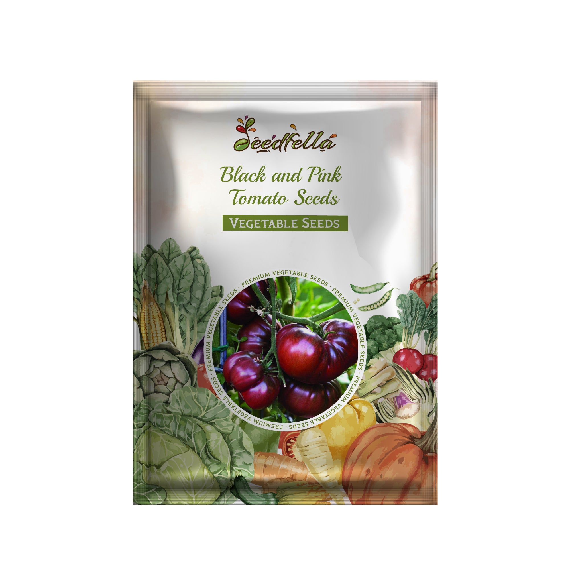 Black and pink tomato seeds for planting