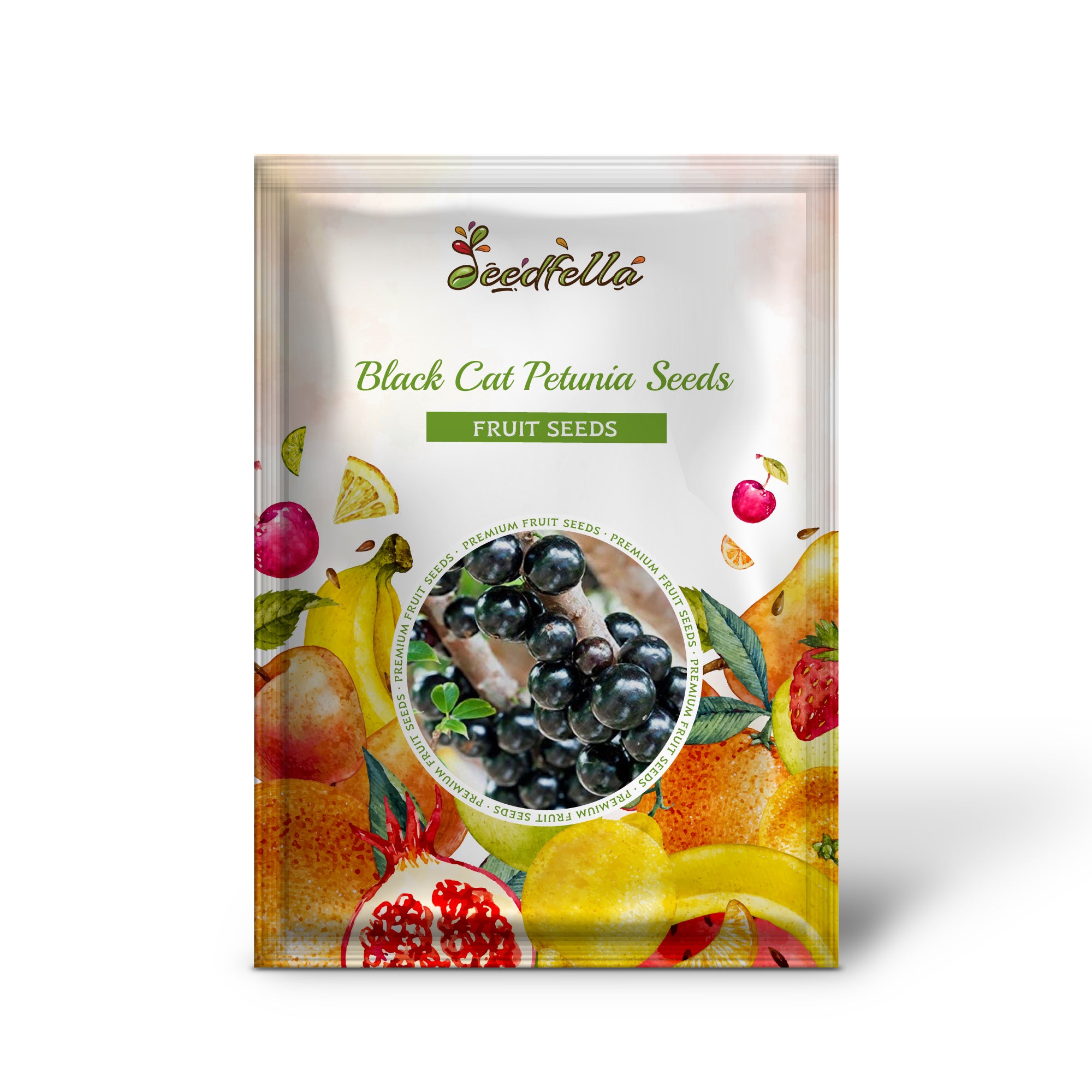 Harvested Black Cat Petunias, Dark Velvet Flowers Ready for Display