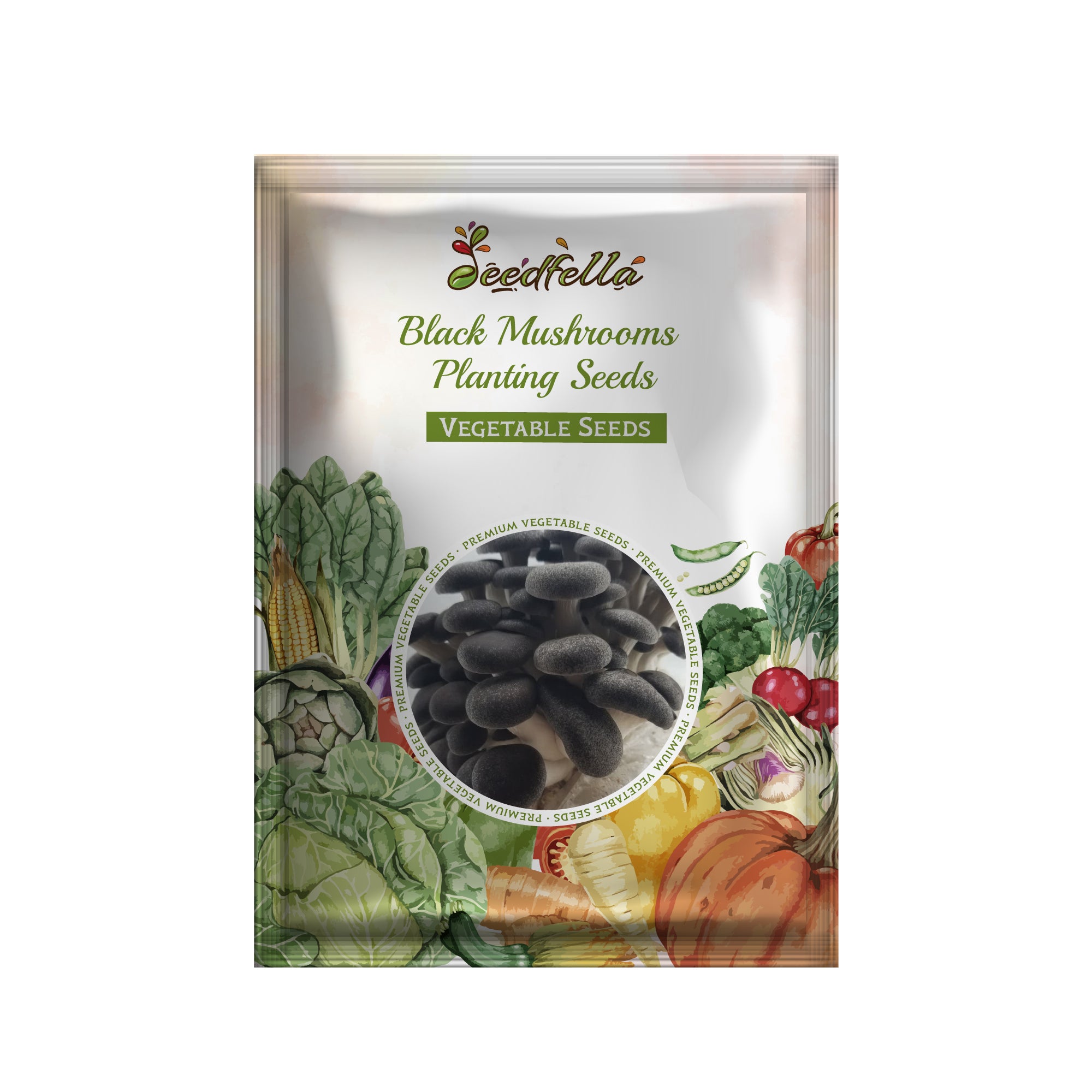 Black mushroom planting seeds for home growing