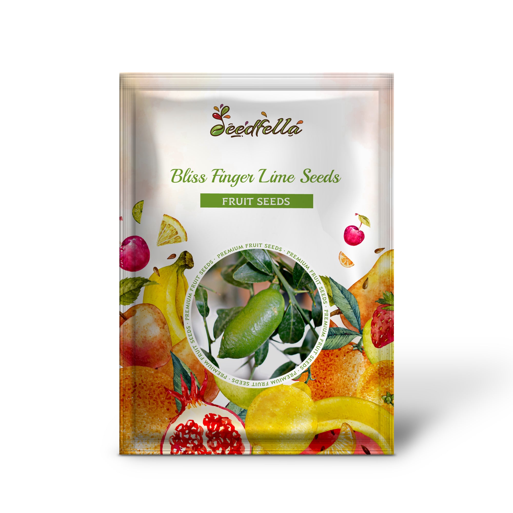 Harvested Bliss Finger Limes, Unique Citrus with Tangy "Caviar" Pearls Ready for Eating