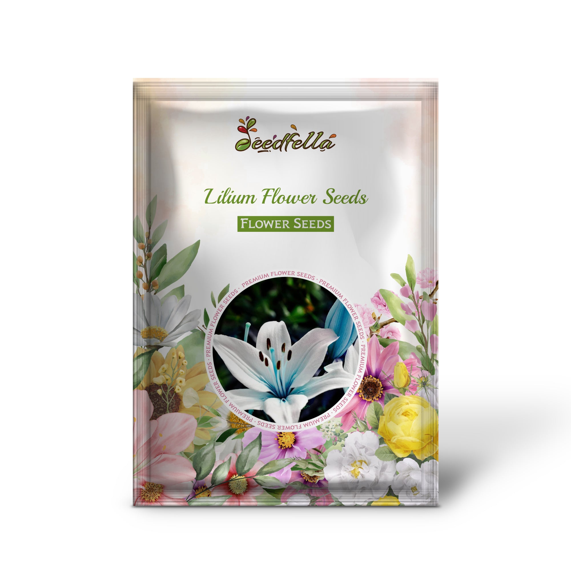 Blue And White Lilium Seeds For Planting