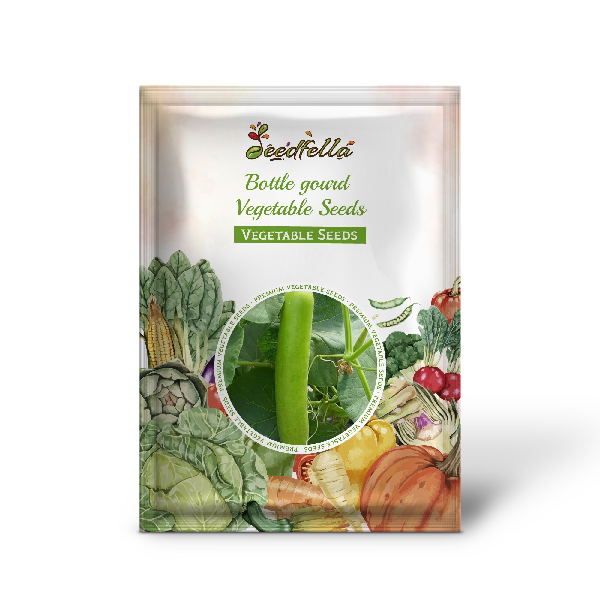 Packaging of Non GMO bottle gourd seeds