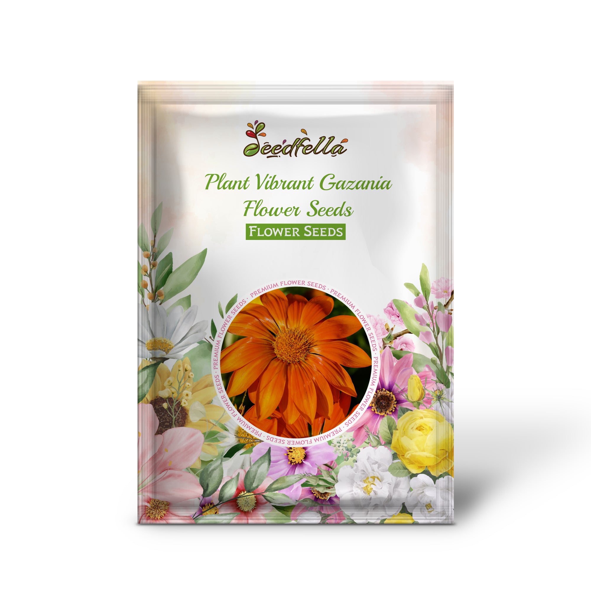 Bright Orange Gazania Blooms for Striking Garden Displays