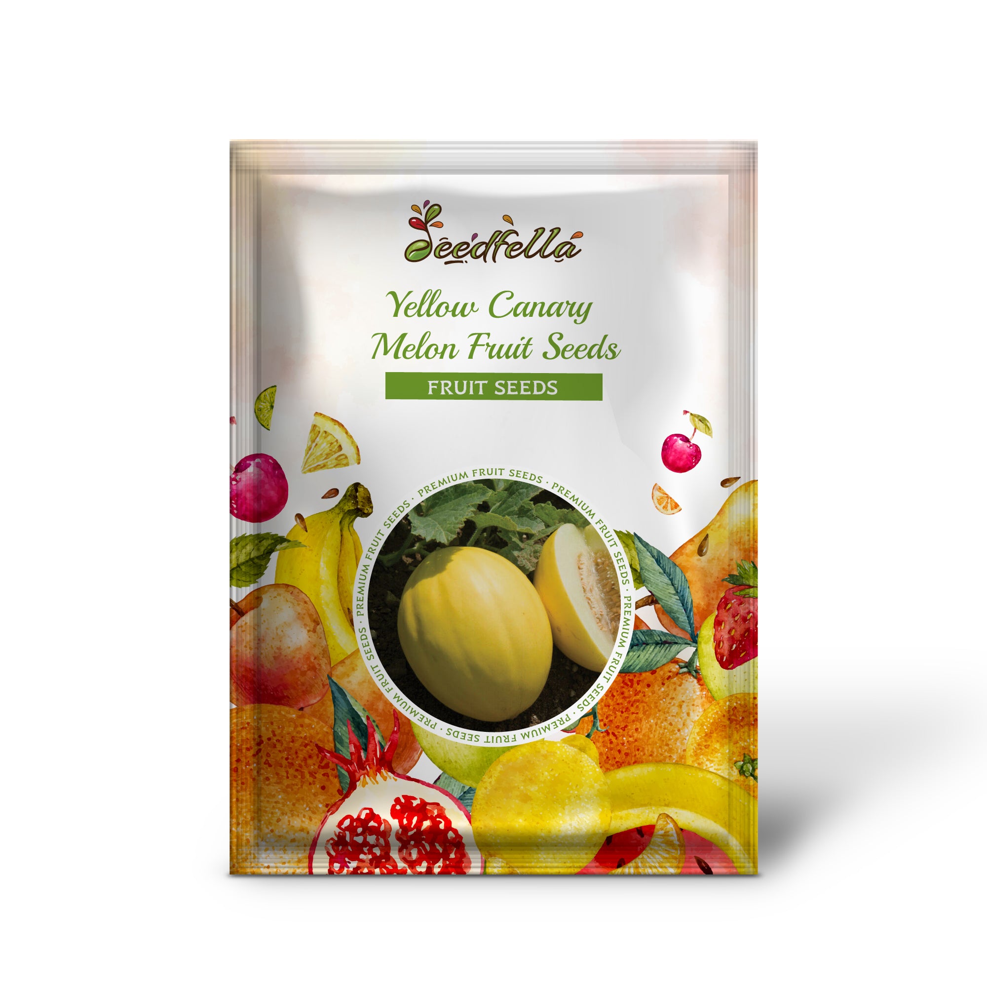 Non-GMO Canary melon seeds planting pack